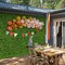 12 Pieces 33 Sq.Ft Faux Gardenia Wall Panels for Indoor Outdoor Privacy Fence Green Grass Backdrop
